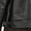 LOT.802 COSSACK LEATHER JACKET BLACK
