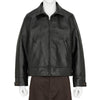 LOT.802 COSSACK LEATHER JACKET BLACK