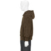 LOT.620 AFTER HOODED SWEAT SHIRT MUD DYED BROWN