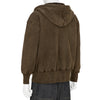 LOT.620 AFTER HOODED SWEAT SHIRT MUD DYED BROWN