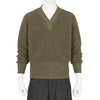 LOT.529 V NECK PULLOVER OLIVE