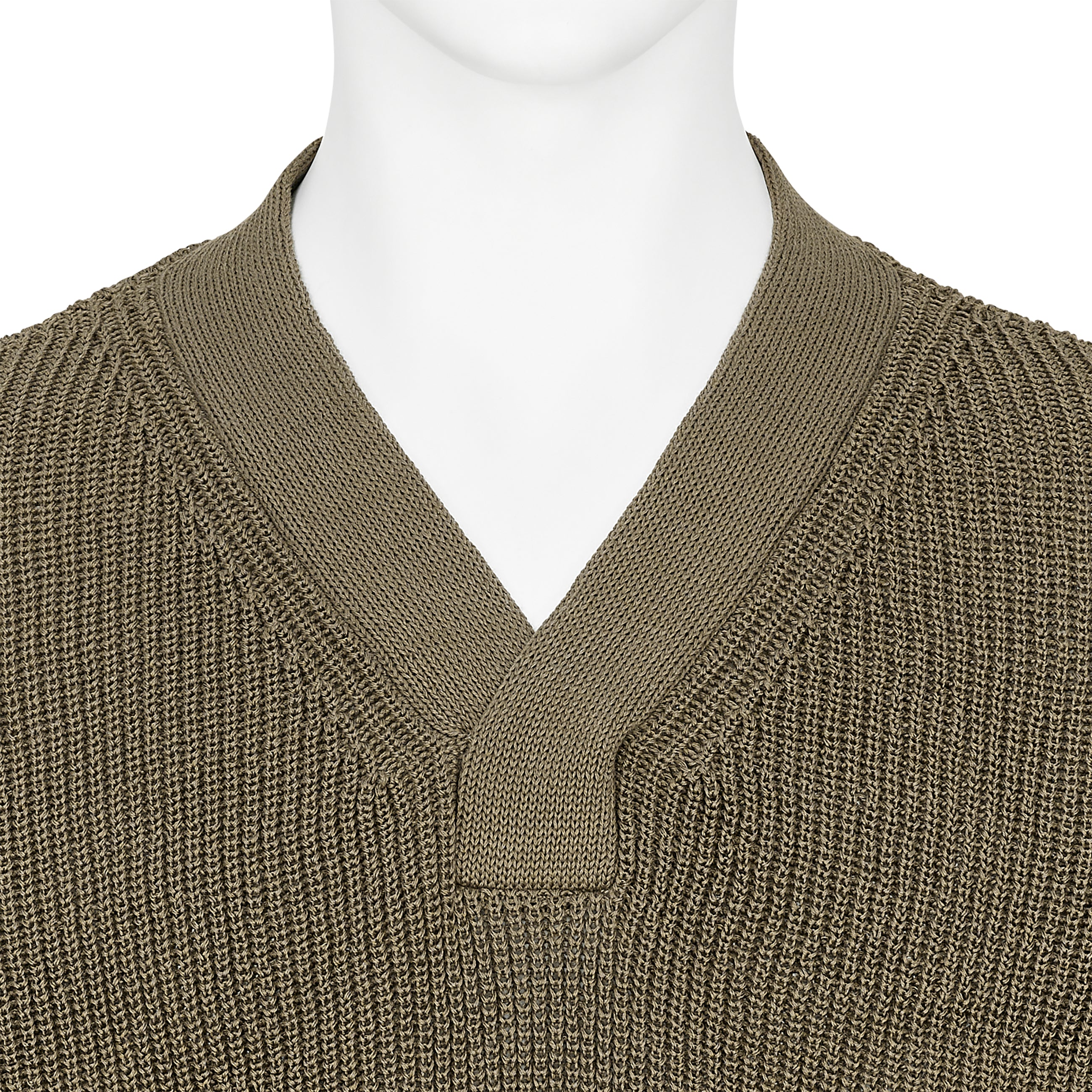 LOT.529 V NECK PULLOVER OLIVE