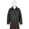 LOT.802 COSSACK LEATHER JACKET BLACK