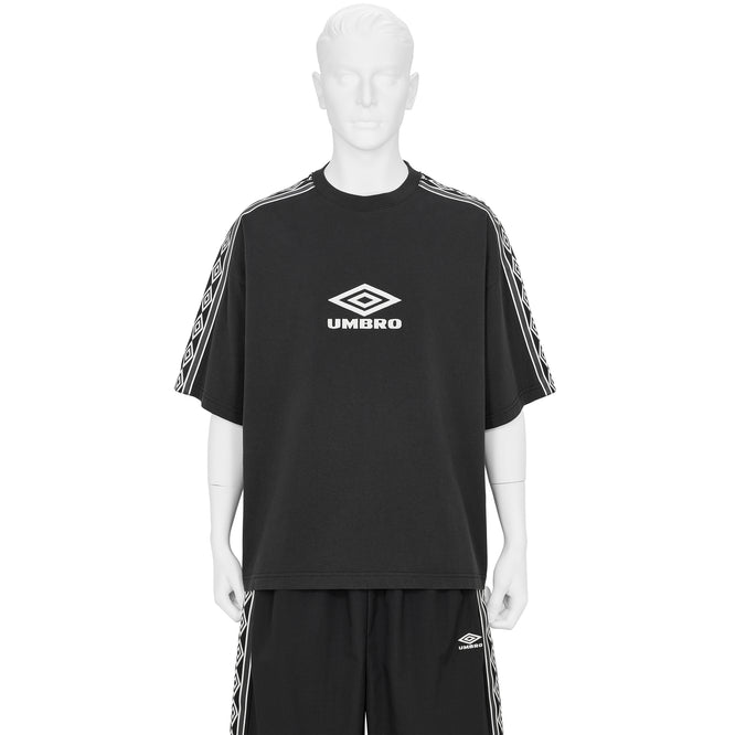 OFFENSE DEFENSE TAPE TEE WASHED BLACK