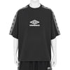 OFFENSE DEFENSE TAPE TEE WASHED BLACK