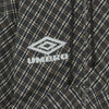 PLAID MASKED HOODIE BROWN