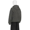 PLAID MASKED HOODIE BROWN