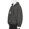 PLAID MASKED HOODIE BROWN