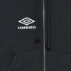 COMPACT MASKED ZIP HOODIE WASHED BLACK