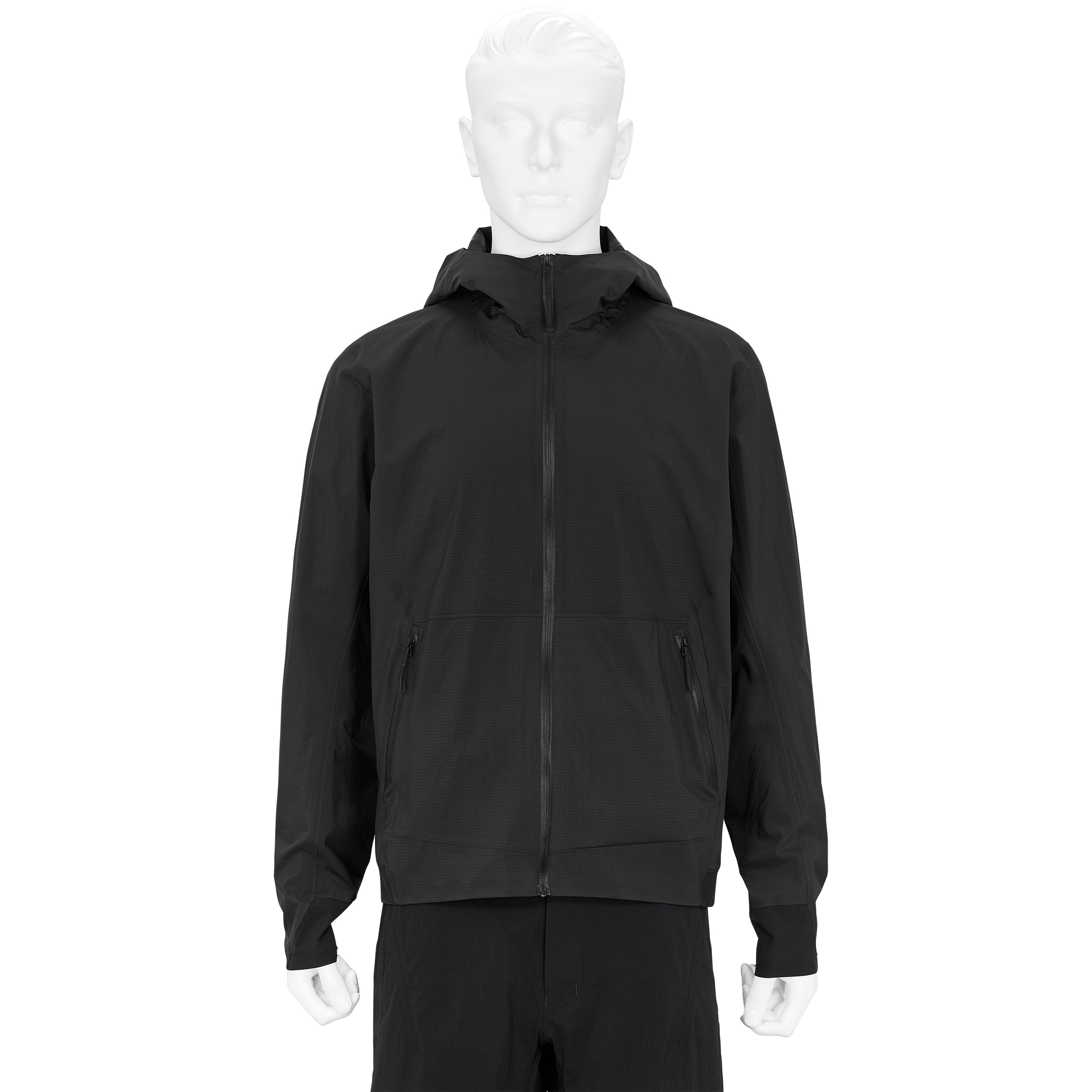 DEMLO HOODED JACKET BLACK
