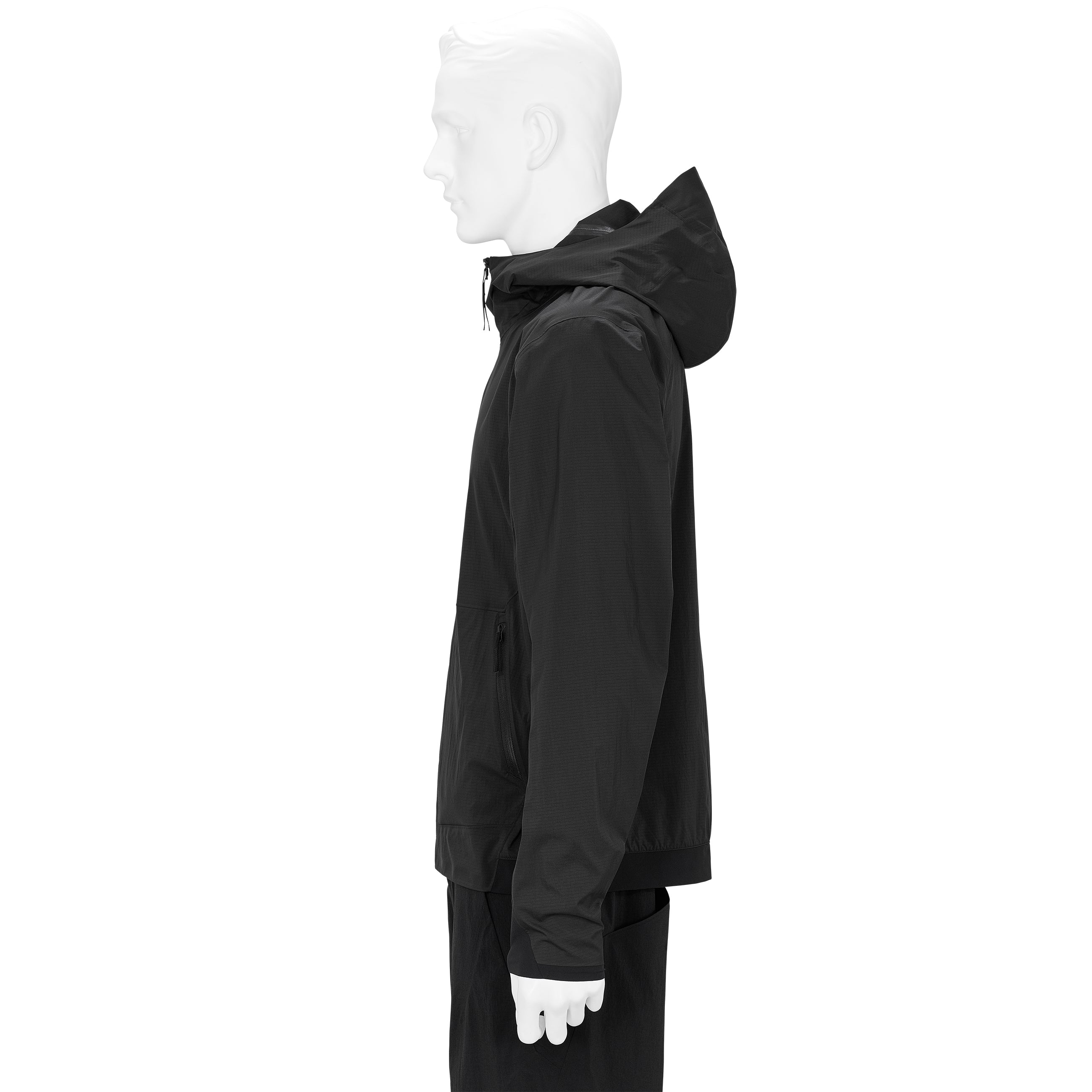 DEMLO HOODED JACKET BLACK