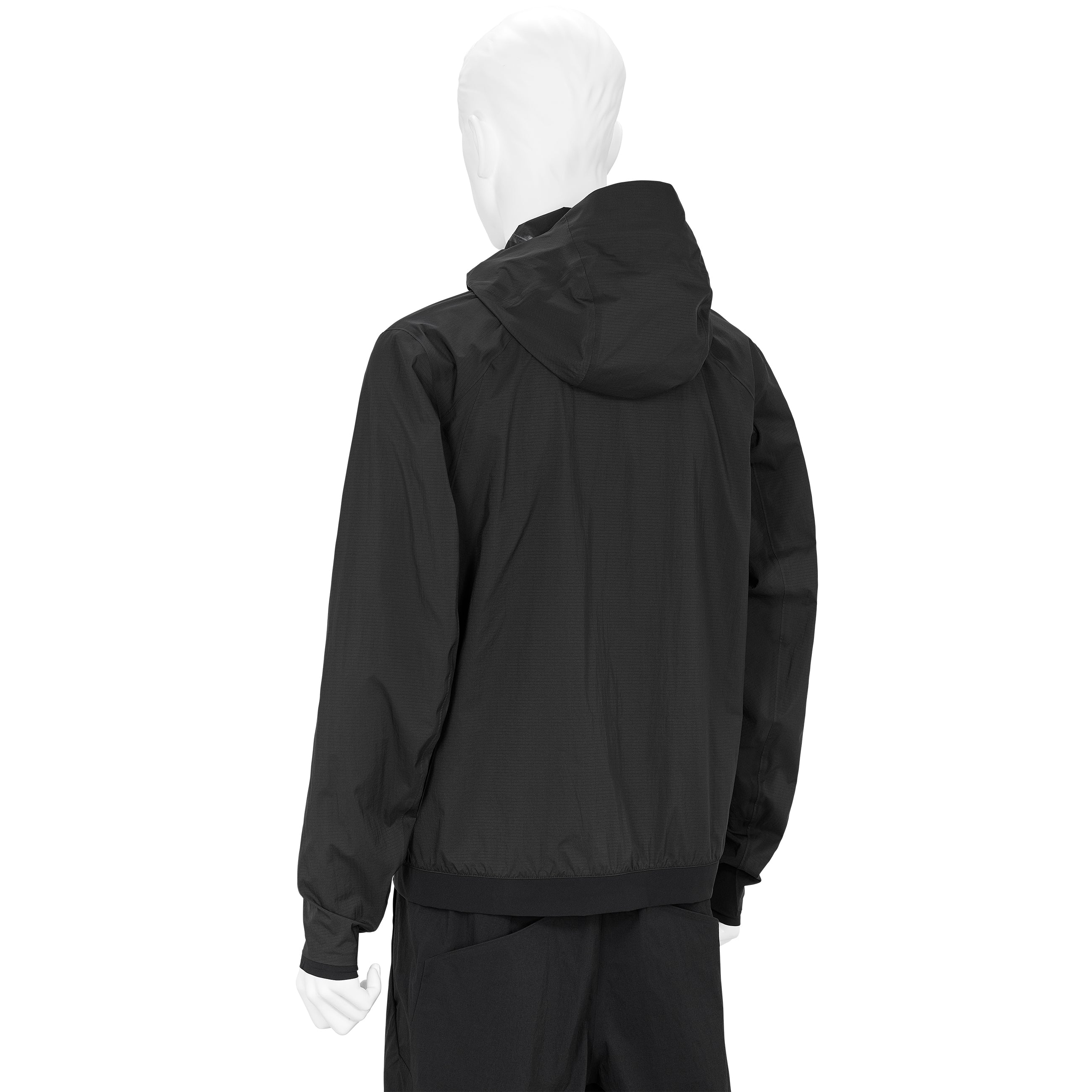 DEMLO HOODED JACKET BLACK