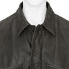COW LEATHER FLIGHT JACKET BROWN