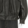 COW LEATHER FLIGHT JACKET BROWN