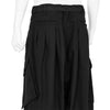 HERRINGBONE 12TUCK WORK PANTS BLACK