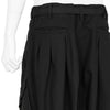 HERRINGBONE 12TUCK WORK PANTS BLACK