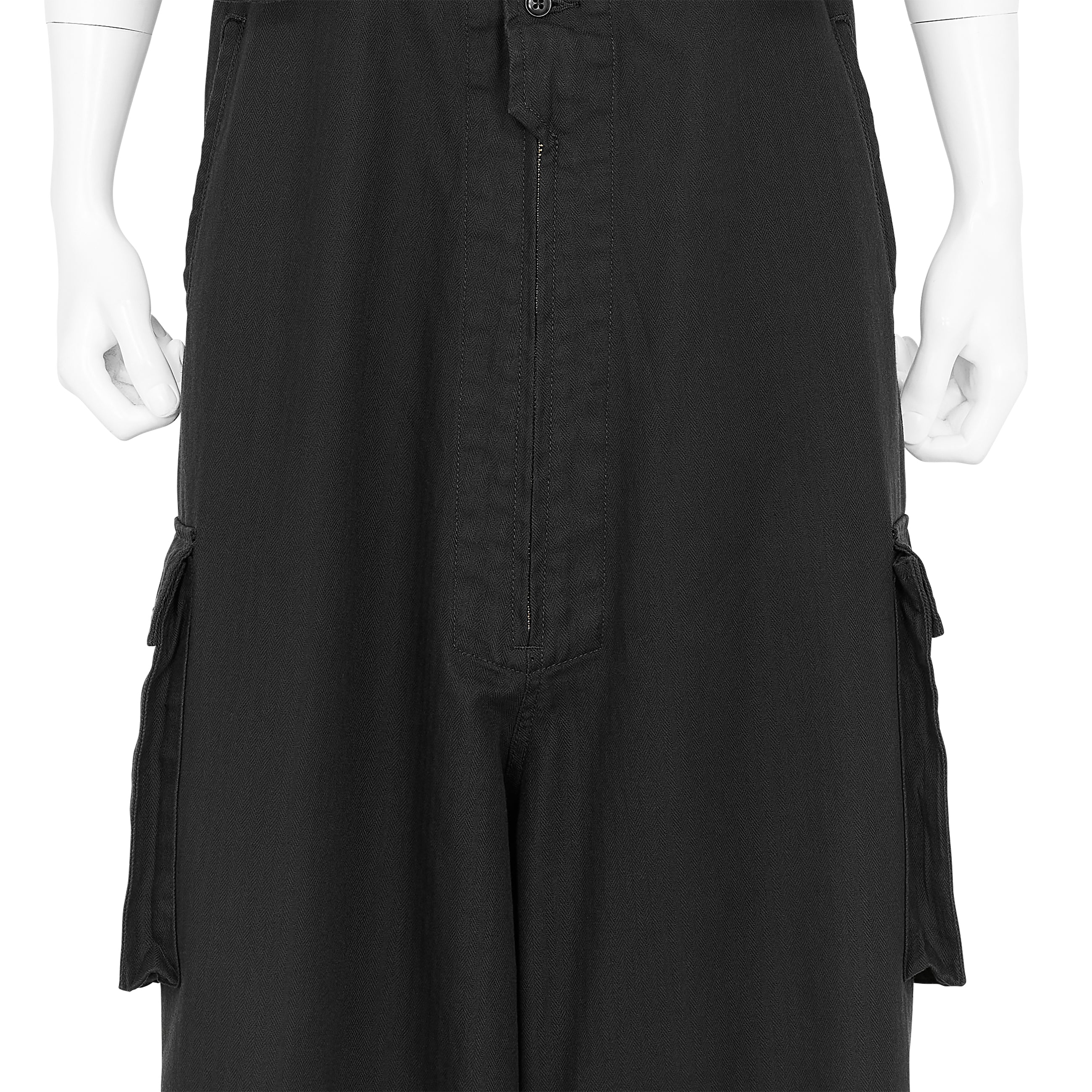 HERRINGBONE WORK OVERALLS BLACK