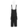 HERRINGBONE WORK OVERALLS BLACK