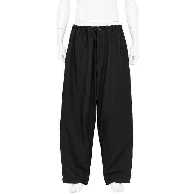HERRINGBONE PAINTER PANTS BLACK
