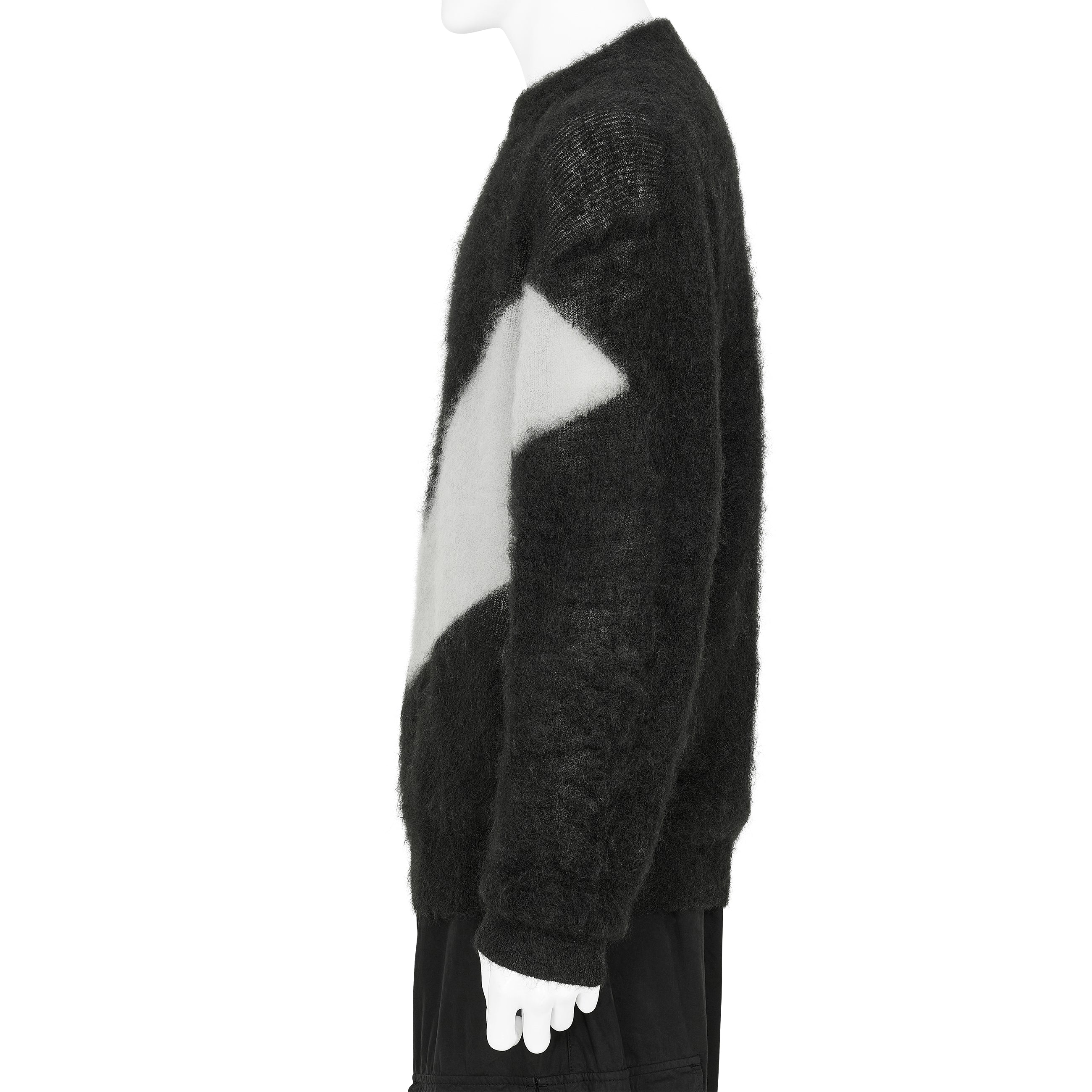 PHOTOGRAM INTARSIA KNIT BLACK