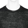BIG LOGO ROUND NECK PULLOVER BLACK GRAY
