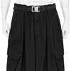 12 TUCK CARGO PANTS BLACK