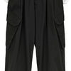 12 TUCK CARGO PANTS BLACK