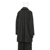 COTTON RIP STOP RAGLAN COAT BLACK