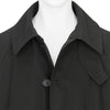 COTTON RIP STOP RAGLAN COAT BLACK