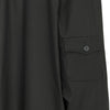 COTTON RIP STOP RAGLAN COAT BLACK