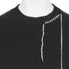 EMBROIDERY KNIT BLACK