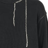 EMBROIDERY KNIT BLACK