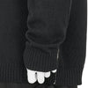 EMBROIDERY KNIT BLACK
