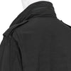 SPUN GABARDINE HOOD BLOUSON BLACK