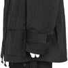 SPUN GABARDINE HOOD BLOUSON BLACK