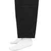 COTTON RIP STOP MILITARY ZIP PANTS BLACK