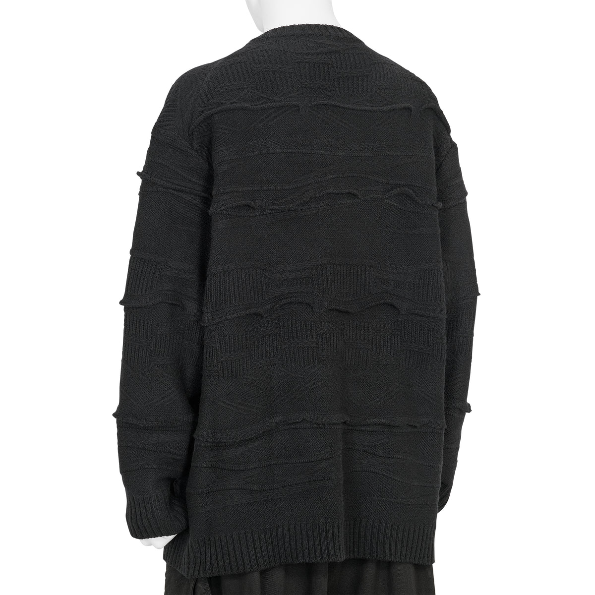 RELIEF KNIT BLACK