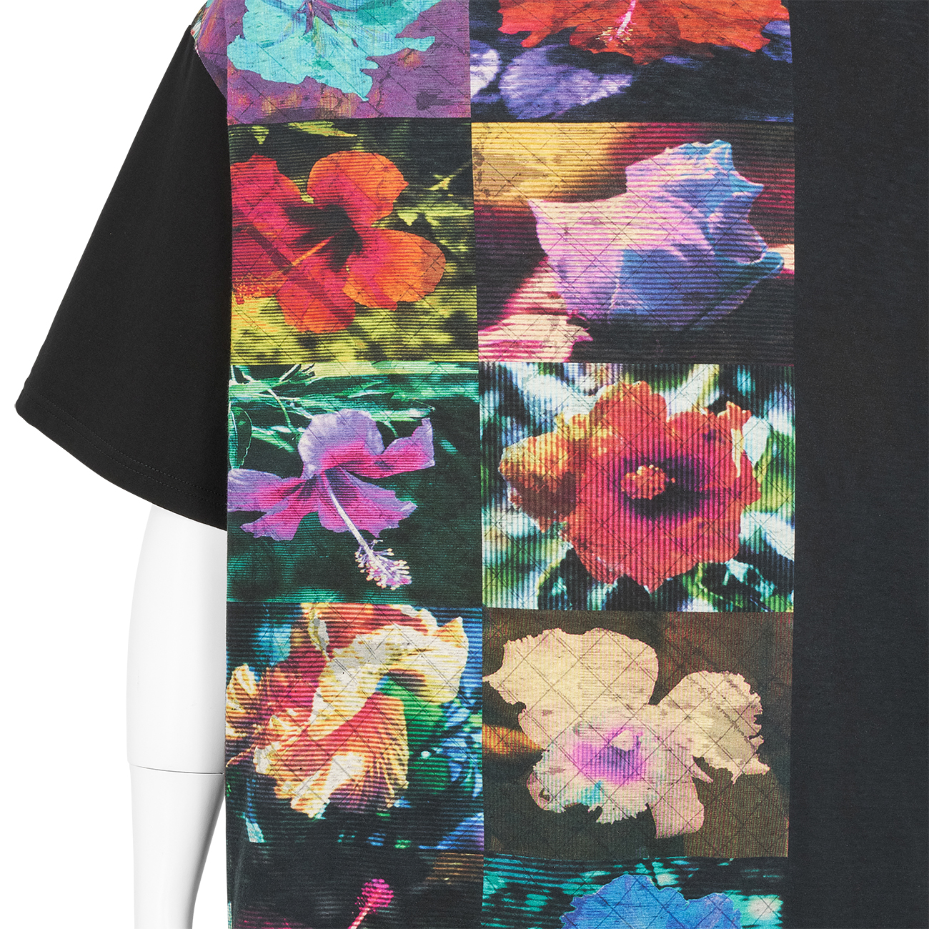 メンズヨウジヤマモト プールオム 「生々しい質感の花」 フローラル 花図鑑 Tシャツ