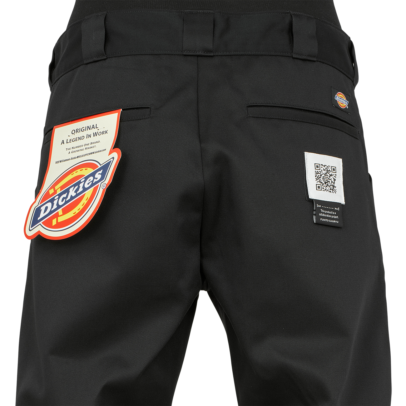 DICKIES COLLABORATION TAPERED PANTS BLACK