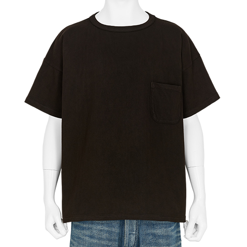 TEE SHIRT MUD DYED BROWN