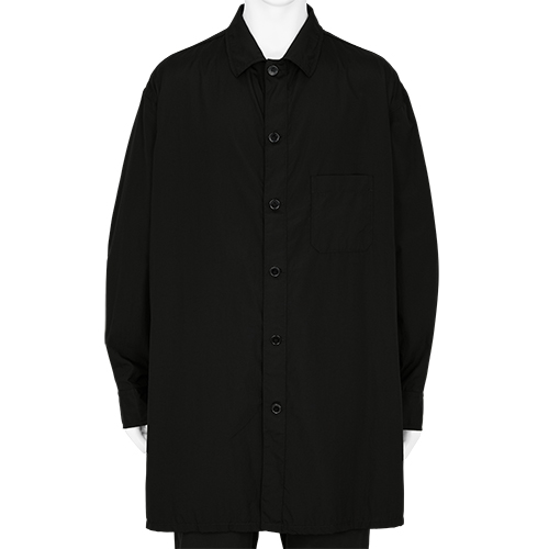 FUMITO GANRYU / フミトガンリュウ | 2021SS | MODS SHIRT モッズシャツ | 1 | ブラック | メンズ