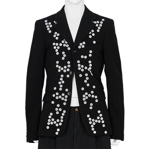 JACKET WITH MANY BUTTON BLACK