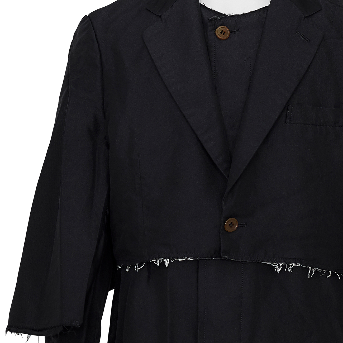 Comme Des Garcons Homme Plus Polyester Layer Coat Black エリミネイター Eliminator 公式オンラインショップ