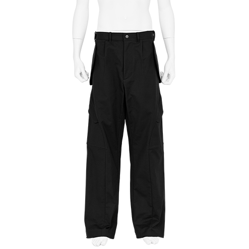 BRACE TROUSERS SHUNGITE BLACK