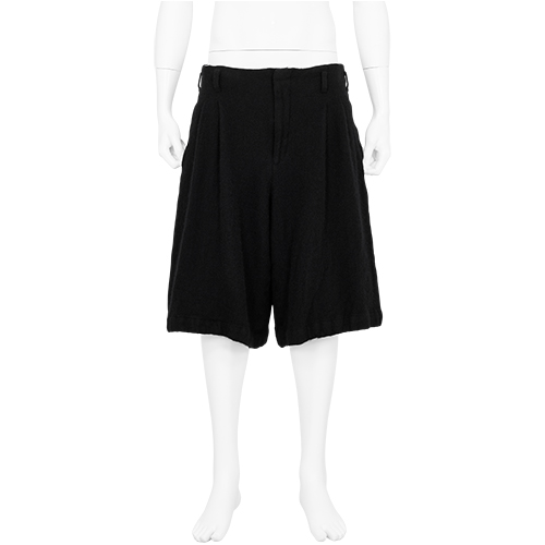 WOOL SHORTS BLACK